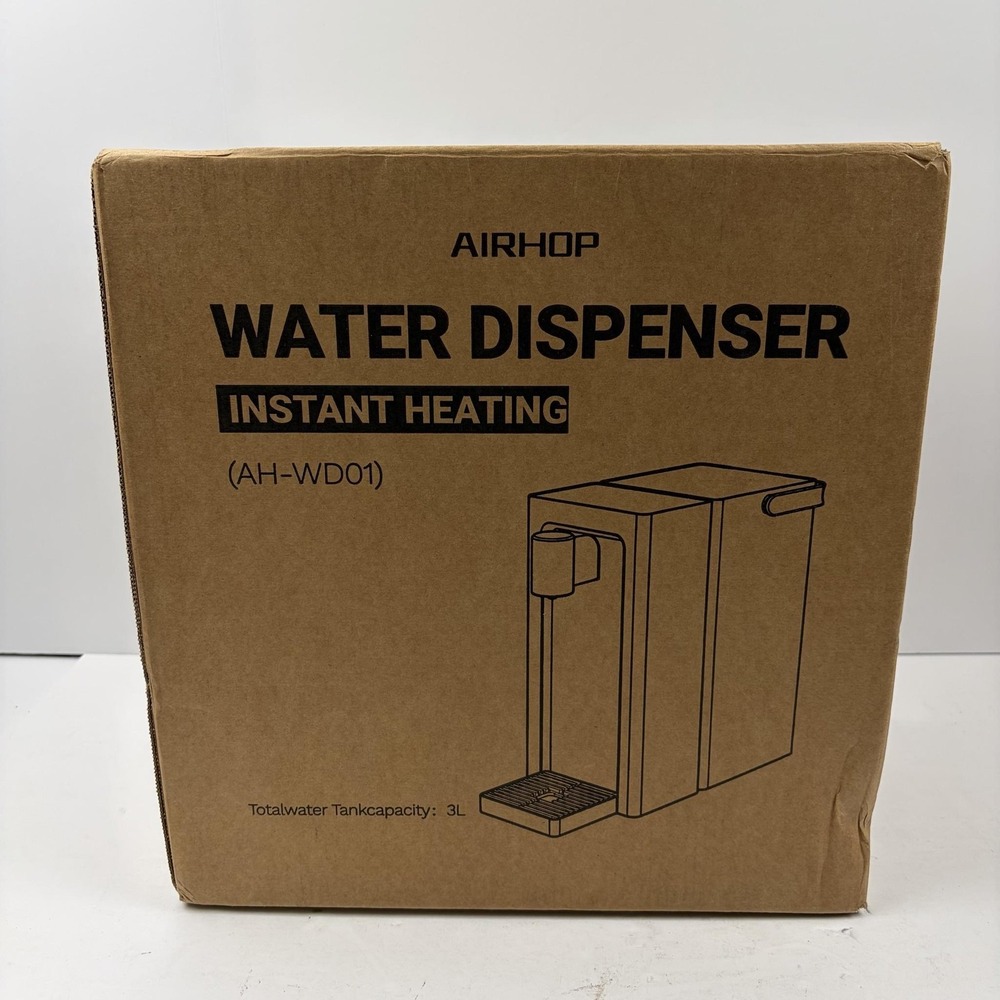 AIRHOP 3L Instant Hot Water Dispenser Countertop LED Touch Panel White Open Box - Picture 8 of 10